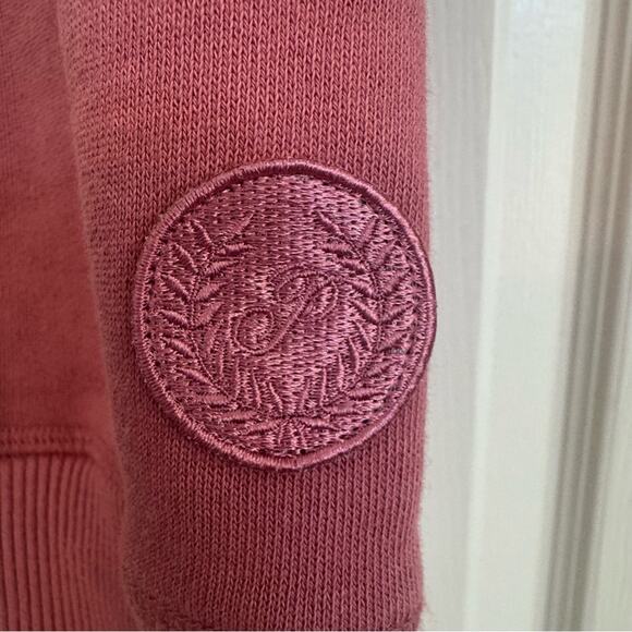 PINK Victoria’s Secret Cropped V Neck Pullover Sweater in Blush Pink Size L - Picture 5 of 7